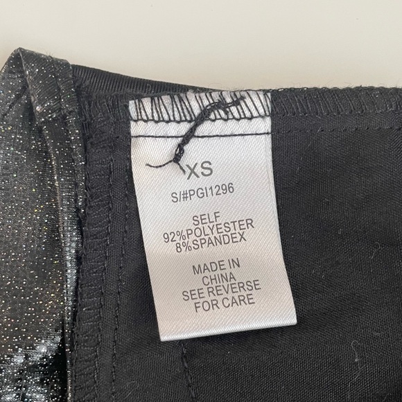 NWOT Shiny Black High-Waisted Panty - Picture 3 of 12